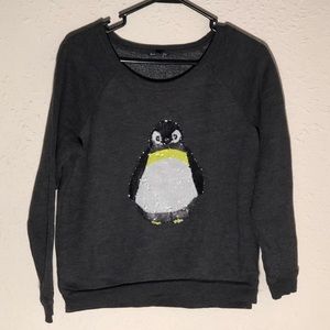 American Eagle Penguin Sweat Shirt Size SP